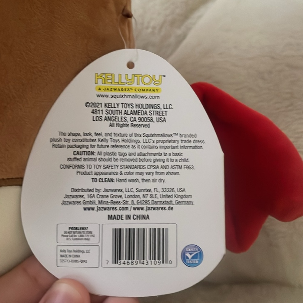 NWT Reginald The Devil Corgi 12” Squishmallow - Picture 4 of 10